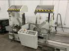 19.68" FOM Industries #Blitz-Alva-500, Double Head Miter Saw, 94.48" Mobile Head Roller Table, (3) Horz. & - Image 2