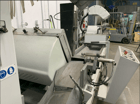 19.68" FOM Industries #Blitz-Alva-500, Double Head Miter Saw, 94.48" Mobile Head Roller Table, (3) Horz. & - Image 3