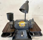 Baldor #500, double end carbide grinder, 6" wheel, 1-1/4" bore, 3/4" shaft, 1/2 HP, 3600 RPM, pedestal base - Image 4