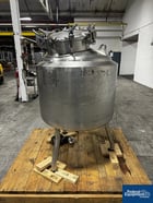 99 gallon DCI Receiver Tank, 316 Stainless Steel, 375 Liter, 32" diameter x 24" straight side, dish top & - Image 4