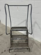 3 Step Cotterman, rolling steel staircase ladder, 350 lb. capacity, (2 available) - Image 3