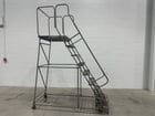 8 Step Cotterman, rolling steel staircase ladder, 300 lb. capacity - Image 1