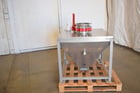 Material transfer & storage hopper, 3' x 3' x 2-1/2'tall with 7-1/2"valve - Image 4