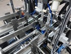 Dual head top load tray former, Delkor #752, automatic, with hot melt glue sealer, 5-60 cycles per minute - Image 2