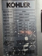 20 KW Kohler #20RCA, Natural gas propane generator, enclosed, 240 Volts, 3 phase, 2021 - Image 3