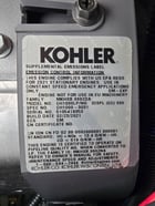 20 KW Kohler #20RCA, Natural gas propane generator, enclosed, 240 Volts, 3 phase, 2021 - Image 4