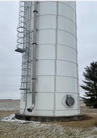 272000 gallon Aqua Store #20121-WT, Water Tower, Carbon Steel Construction, 120" H x 19" Dimension, 1900 - Image 3