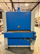 43" x 86" Houfek #1100-RC-Buldog, Dual-Head Belt Sander, 6" diameter Rubber Drum, (4) Hold Down Rollers, 60 - Image 7