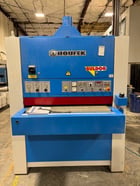 43" x 86" Houfek #1100-RC-Buldog, Dual-Head Belt Sander, 6" diameter Rubber Drum, (4) Hold Down Rollers, 60 - Image 8