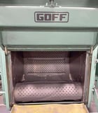 3 cu.ft. Goff #3BB, rubber belt tumblast, 7.5 HP wheel, shot trap, dust collection system, upgraded pneumatic - Image 3