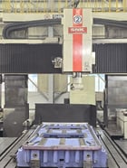 SNK #RB-5VM/CS, double column machining center, Fanuc 31iA, 206.6" X, 114.1" Y, 23.6" Z, 6000 RPM, 40 - Image 3