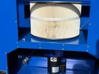 RoboVent VentBoss #S220, manual welding tables with backdraft fume extraction & booth walls - Image 4