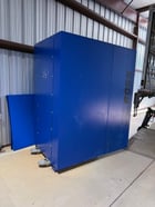 RoboVent VentBoss #S220, manual welding tables with backdraft fume extraction & booth walls - Image 7