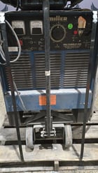 450 Amps, Miller #Deltaweld-450, arc welder with wire feeder & cart - Image 3