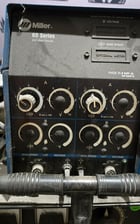 450 Amps, Miller #Deltaweld-450, arc welder with wire feeder & cart - Image 10