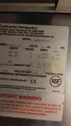 Continental #S1RF-SS, Refrigerator, R134A/R404A, 2-Door, 492/174 psi, 115 V - Image 5