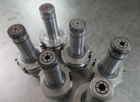Lyndex #HSK63A-LSK10-105 SK10 type collet chucks with SK10 collets - Image 5