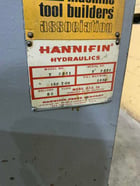 150 Ton, Hannifin #T150, hydrauic C-frame press, 29" x 39" table area, 15 HP, single hand lever - Image 5