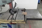 DoAll #3613-20, vertical band saw, 36" throat, cnc, 480 V., tilt table, 26" x33" table, blade welder, 1981 - Image 2