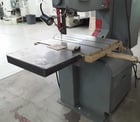 DoAll #3613-20, vertical band saw, 36" throat, cnc, 480 V., tilt table, 26" x33" table, blade welder, 1981 - Image 4