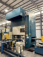 660 Ton, Seyi #SAG660, straight side double crank stamping press, 9.8" stroke, 33.4" Shut Height, 5.9"adj. - Image 3