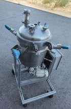 13.2 gallon ITT Industries Pure-Flo Precision, 50 liter 316 Stainless Steel fermenter tank, 18" dia. x 18" - Image 5
