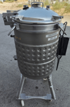 30 gallon DCI, 316L Stainless Steel tank, jacketed, agitated, 18" dia. x 28" straight side, dish top & bottom - Image 3