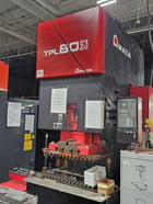 88 Ton, Amada #TPL-80SI, 5" stroke, 17.9"Shut Height, 40" x 23" x 5.3"bolster, wet clutch, Link drive, 2000 - Image 3