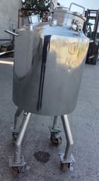 26 gallon Bulling Metal Works, 100 liter 316L Stainless Steel tank, jacketed, 100 psi, 18" dia. x 20" - Image 4