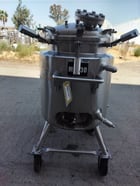 39 gallon Precision Stainless, 150 liter 316 Stainless Steel tank, jacketed, agitated, 45 psi, 22" dia. x 30" - Image 4