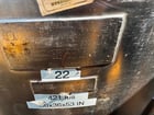 198 gallon Lee, 750 liter 316 Stainless Steel tank, 30 psi, 44" dia. x 20" straight side, dish top & bottom - Image 2