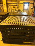 5' x 5' x 6" Acorn, thick welding tables platen floor section, (84 available) - Image 7