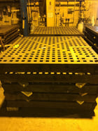 5' x 5' x 6" Acorn, thick welding tables platen floor section, (84 available) - Image 8