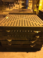 5' x 5' x 6" Acorn, thick welding tables platen floor section, (84 available) - Image 9