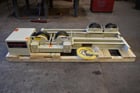 5 Ton, Pandjiris #PR10/5, tank turning rolls, 10000 lb., 1 idler & driver, 12' ' x 4' ' wheels, rubber tires - Image 1