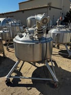 181 gallon Precision Stainless, 316L Stainless Steel tank, full vacuum, jacketed, agitated, 32 psi, 48" dia. - Image 3