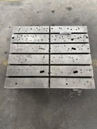 36" L x 29-1/2" width Devlieg, bolster plates, 5.5" centers, 5 t-slots - Image 3