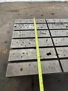 36" L x 29-1/2" width Devlieg, bolster plates, 5.5" centers, 5 t-slots - Image 4