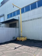 Flexiguard SafRig Fall Protection System, freestanding Davit crane hoist, leveler - Image 1