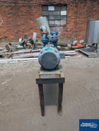 10 HP Liquid Ring vacuum pump, Carbon Steel, 230/460 V., w/ silencer, on steel table (2 available) - Image 2