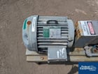 10 HP Liquid Ring vacuum pump, Carbon Steel, 230/460 V., w/ silencer, on steel table (2 available) - Image 5