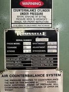55 Ton, Rousselle #G1-55, gap frame press, 3" stroke, 13" Shut Height, air clutch - Image 7