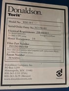 450 scfm Donaldson Torit #WSO10-1, mist collector, 3/4 HP - Image 10
