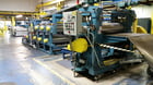 16" x 48" 2-roll vertical roller bearing calender with 6 cooling drums - Image 1
