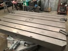 48" x 72" Lucas, rotary table, air lift, 6 T-slots, 12-1/2" Ht, 1970 - Image 1