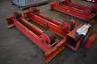 10 Ton, WeldWire #WWRD-10 / WWRI-10, tank turning rolls, 20000 lb., 12" rubber tires, 6"-13' diameter range - Image 2
