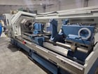 33" x 80" Romi #M33, oil field hollow spindle CNC lathe, Fanuc 21i Series, 24" chuck, 10.5"bar, 2006 - Image 2