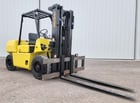 8000 lb. Hyster #H80XL, forklift, 171" lift height, Perkins 4 cyl diesel engine, solid tires, 3-mast - Image 5