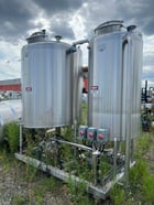 Sani-Matic, CIP System Skid, 600 gallon and 300 gallon Stainless Steel Tank, 150 PSI @ 375&deg;F Shell and Tube - Image 1