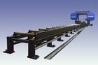 51" x 51" Indotech #LMGA-1300-SA, semi automatic dual column horizontal bandsaw, 20 HP, 65-265 SPM, new, 2025 - Image 2